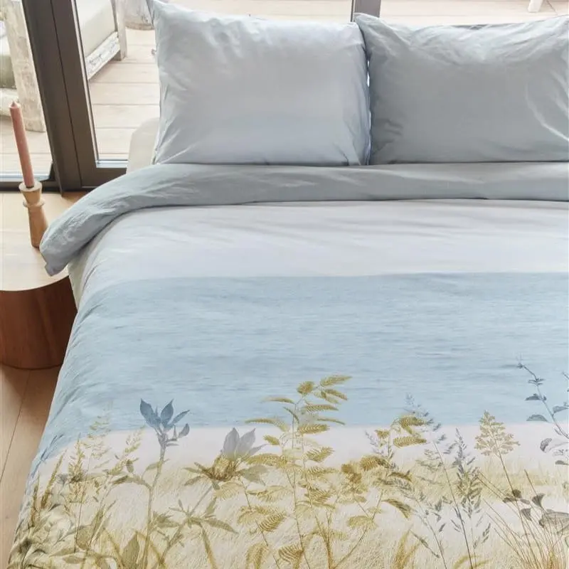 Bedding House Dunes Cotton Natural Quilt Cover Set