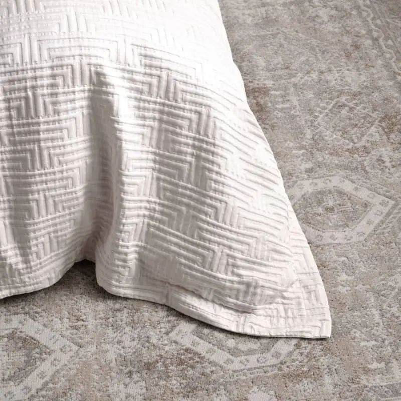 Linen House Winston White Quilt Cover Set