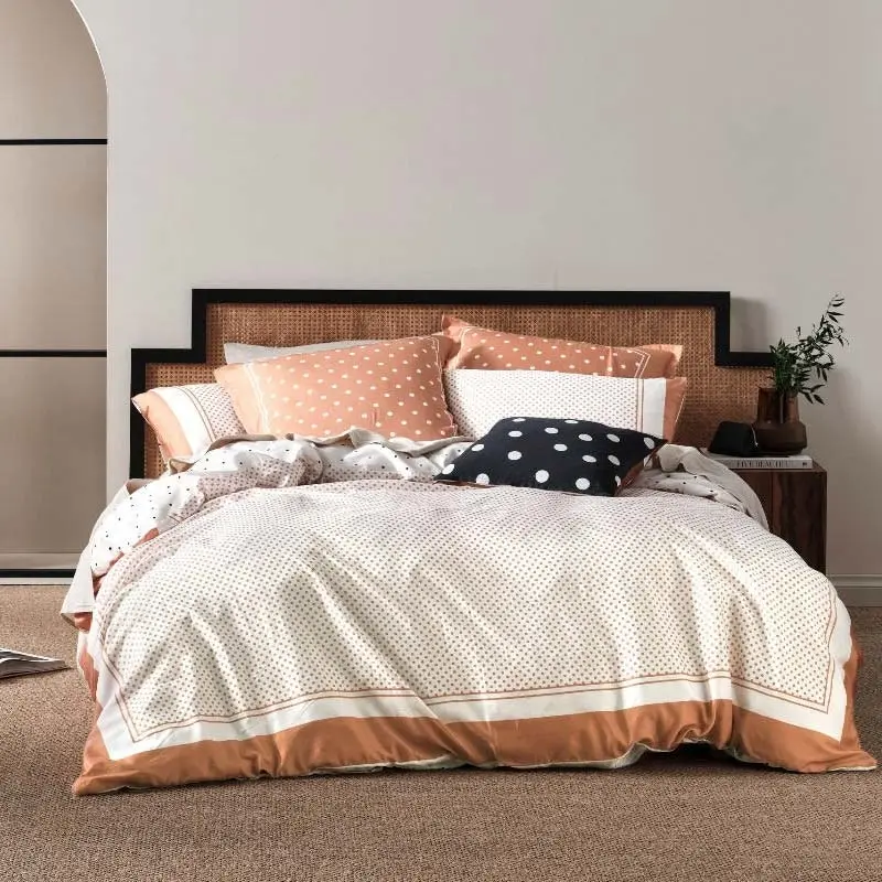 Linen House Vivienne Brandy Quilt Cover Set