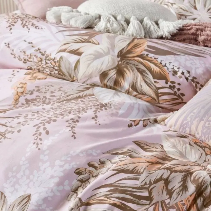 Linen House Harlow Pink Quilt Cover Set