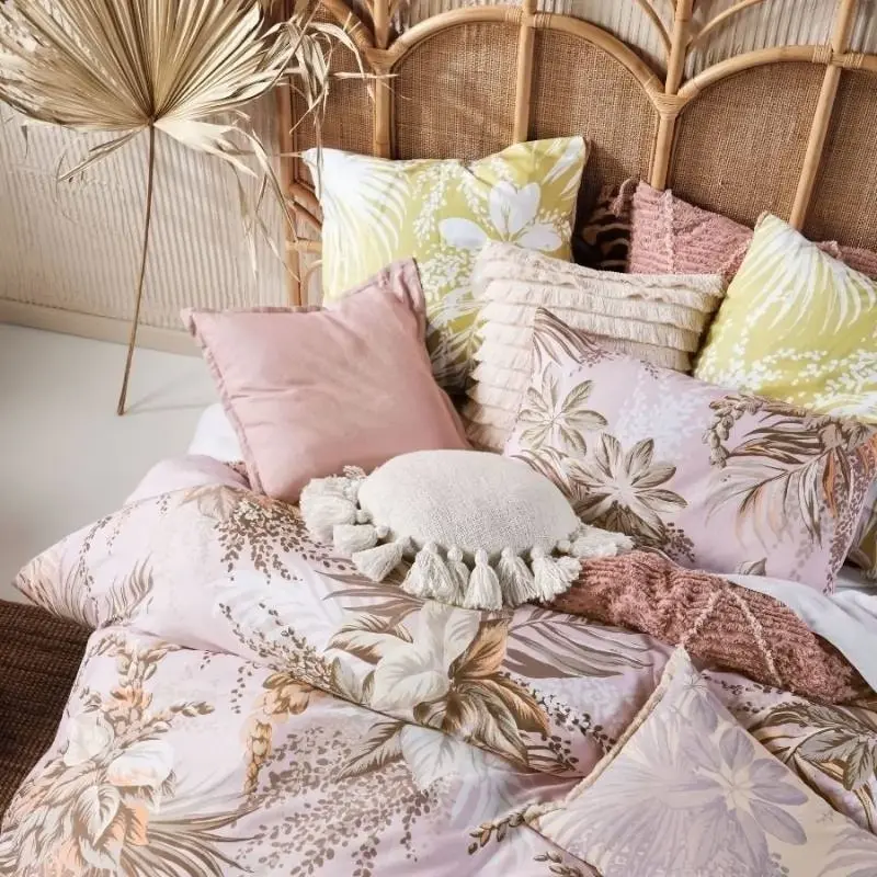 Linen House Harlow Pink Quilt Cover Set