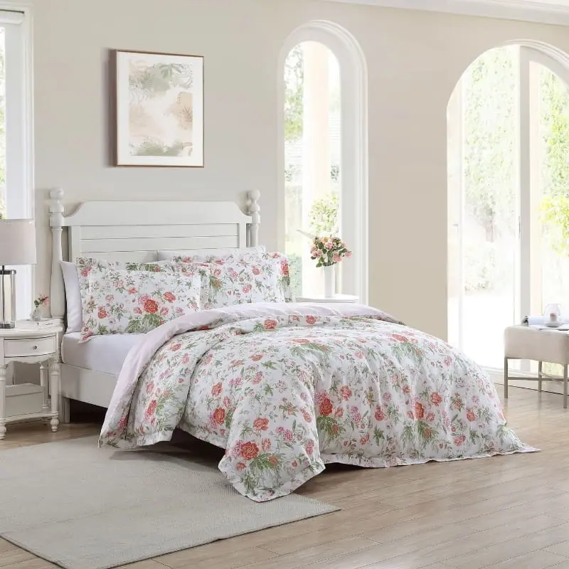 Laura Ashley Breezy Floral Quilt Cover Set