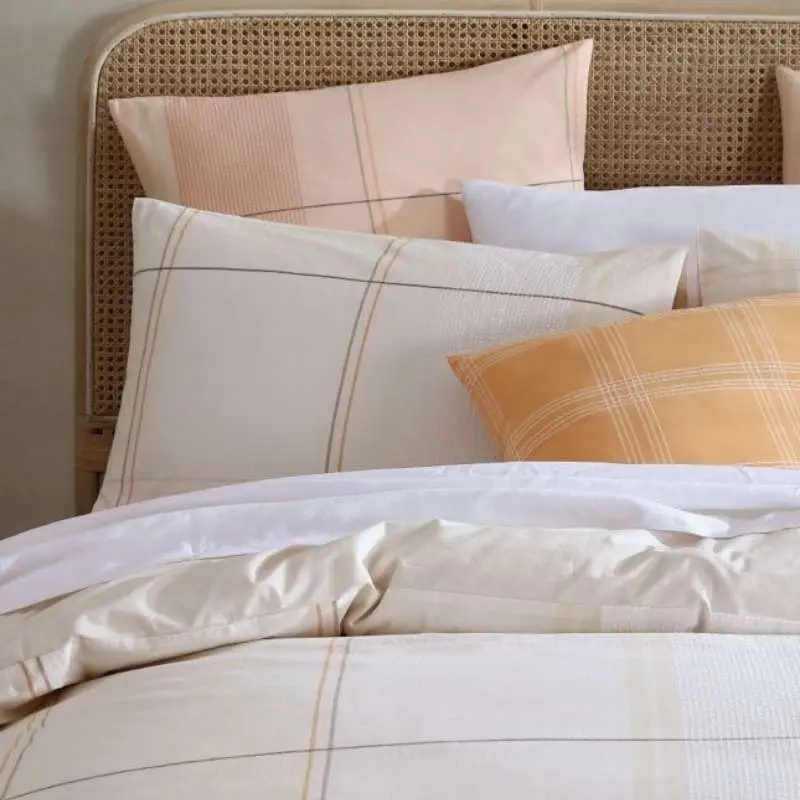 Linen House Cobain Vanilla Quilt Cover Set