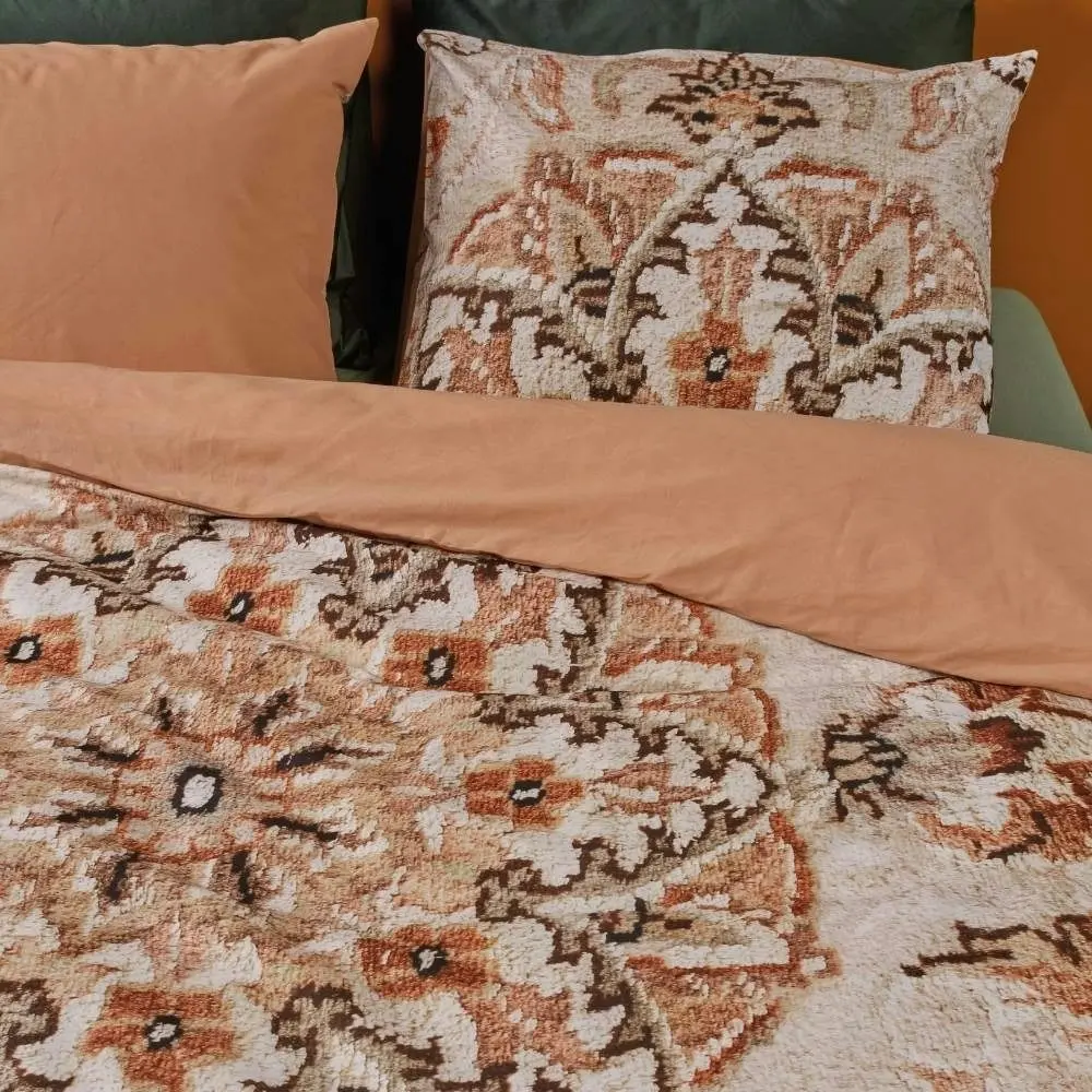 Bedding House Persian Rug Natural Cotton Quilt Cover Set