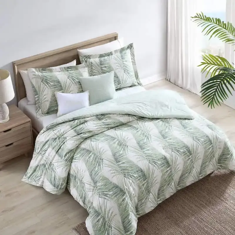 Tommy Bahama Kauai Jasmine Green Quilt Cover Set