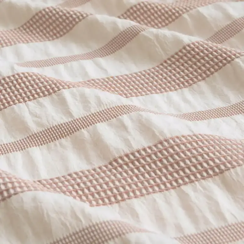 Ardor Boudoir Lisbon Seersucker Shell Quilt Cover Set