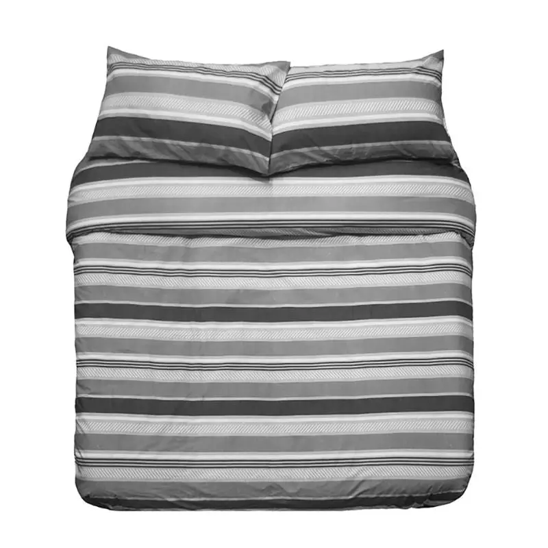 Bambury Indiana Grey Commercial Quilt Cover Set