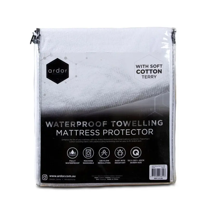 Ardor Towelling Waterproof Mattress Protector