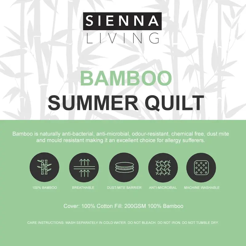 Sienna Living Summer Bamboo Quilt