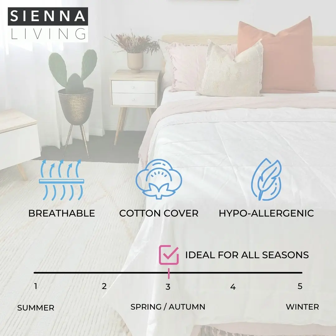 Sienna Living Natural Bamboo All Seasons Quilt