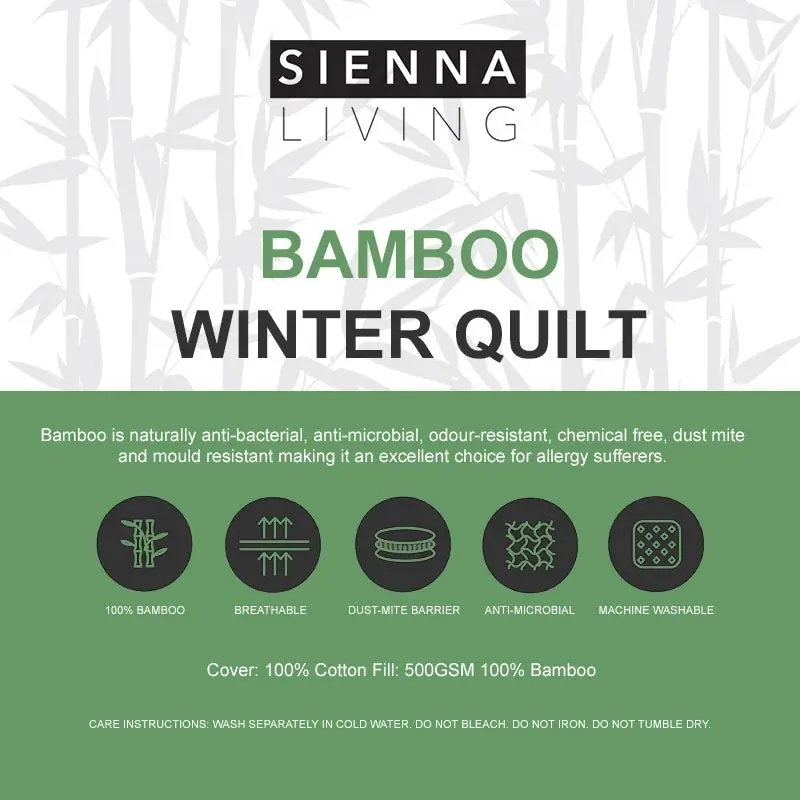 Sienna Living Winter Bamboo Quilt