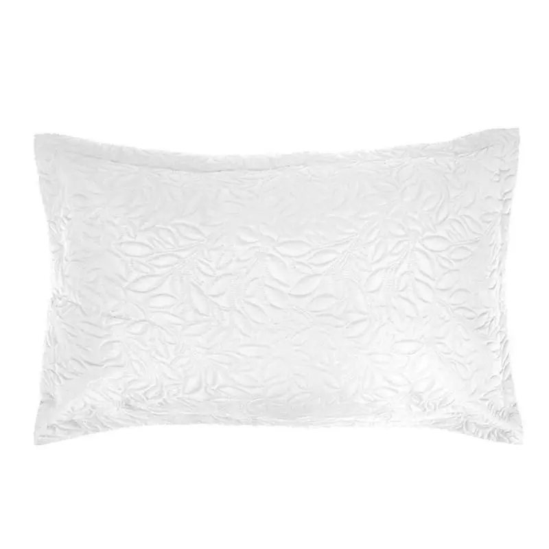 Bambury Botanica White Coverlet