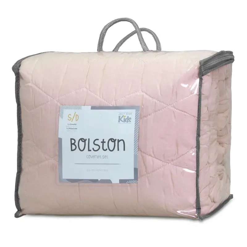 Jelly Bean Kids Bolston Pink Coverlet Set