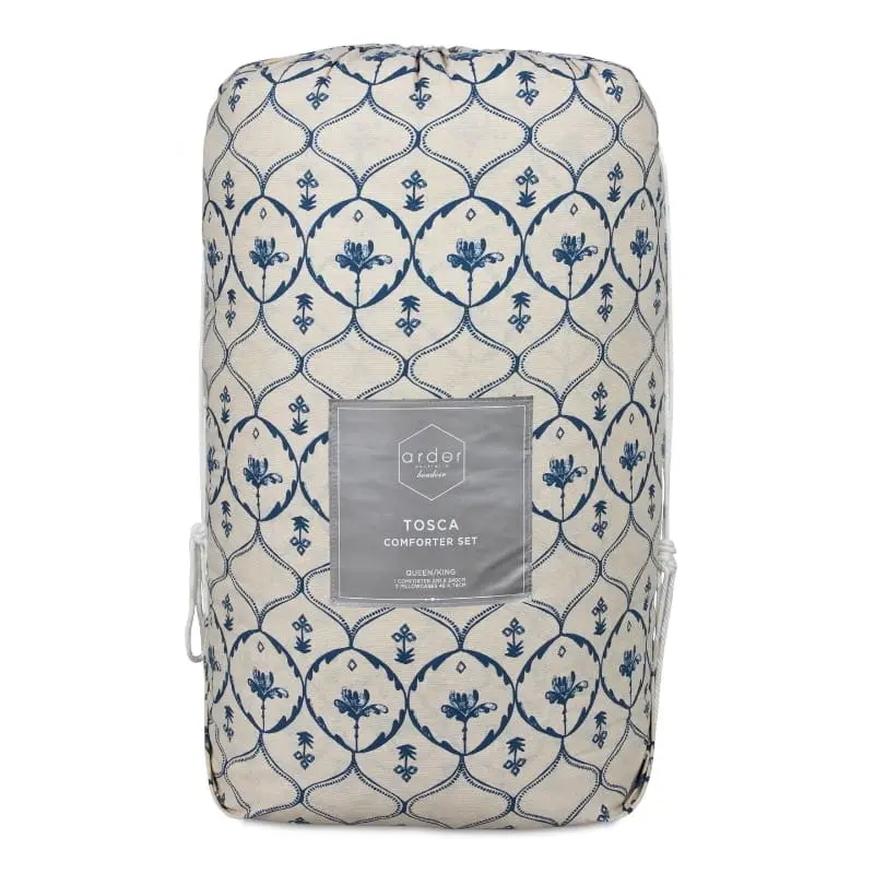 Ardor Boudoir Tosca Linen Printed Comforter Set