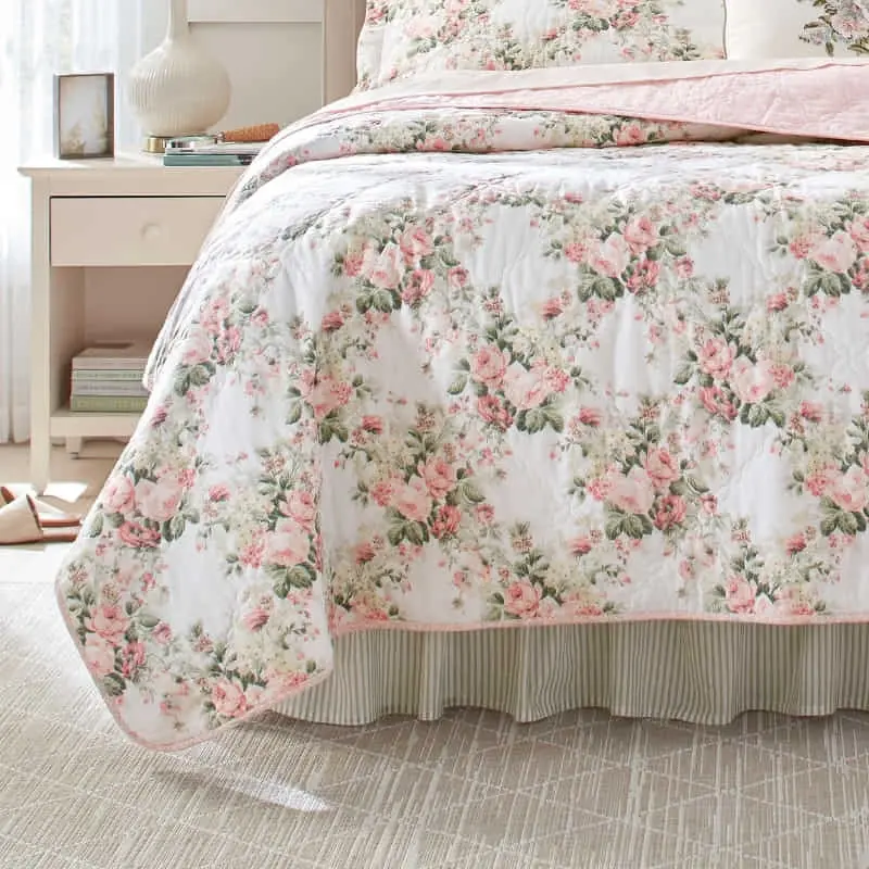 Laura Ashley Joyce Printed Coverlet