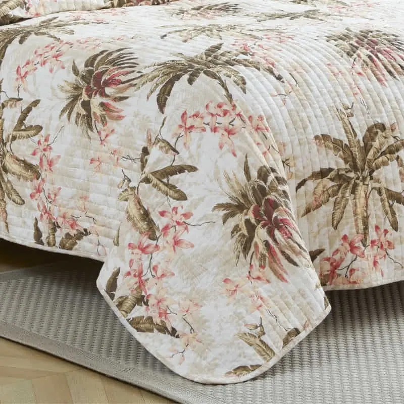 Tommy Bahama Bonny Cove Coconut Coverlet Set