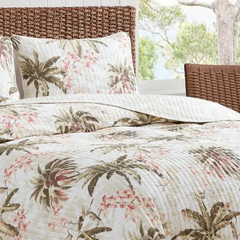 Tommy Bahama Bonny Cove Coconut Coverlet Set