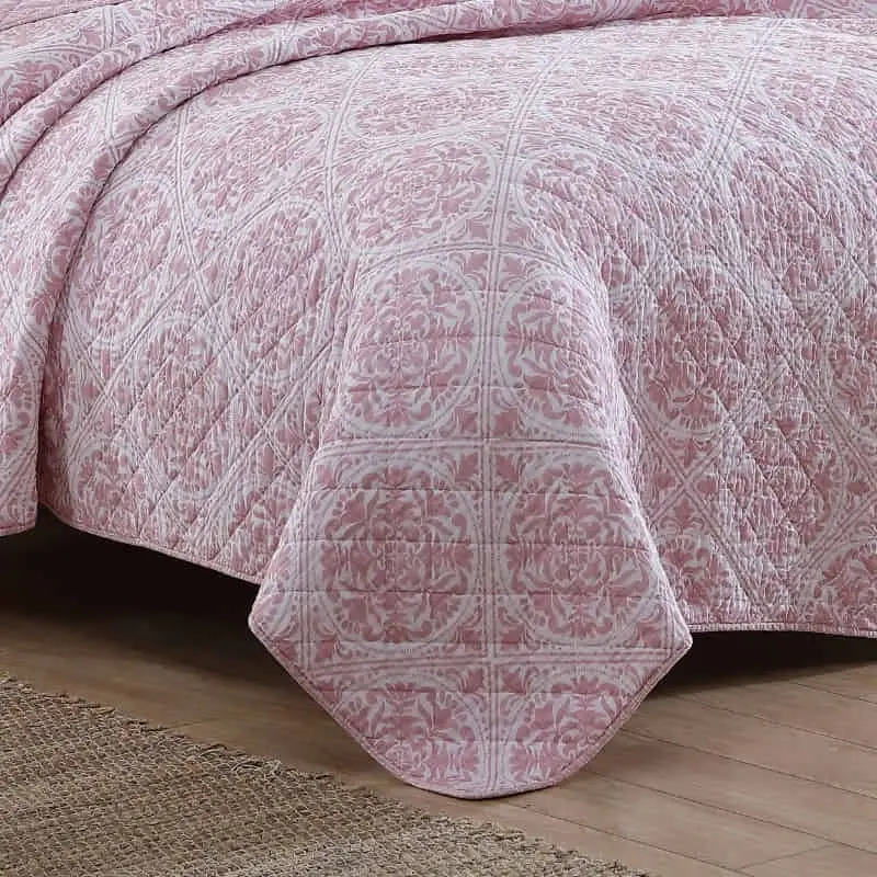 Laura Ashley Ayla Printed Coverlet Set