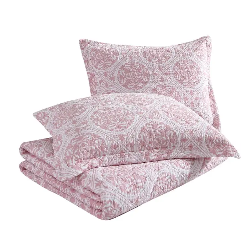 Laura Ashley Ayla Printed Coverlet Set