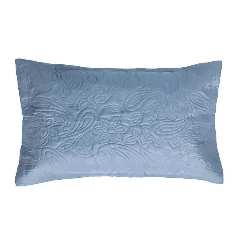 Bambury Paisley Blue Coverlet