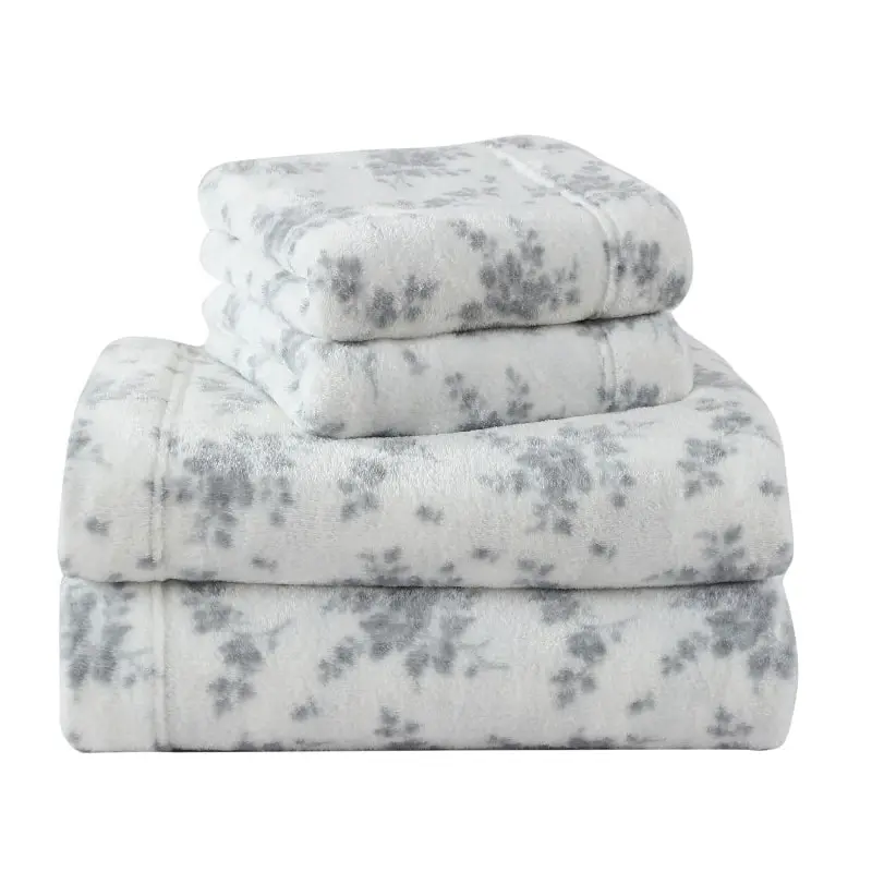 Laura Ashley Rachel Flannel Fleece Sheet Set