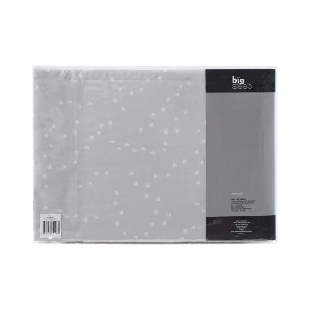 The Big Sleep Paws Printed Microfibre Sheet Set