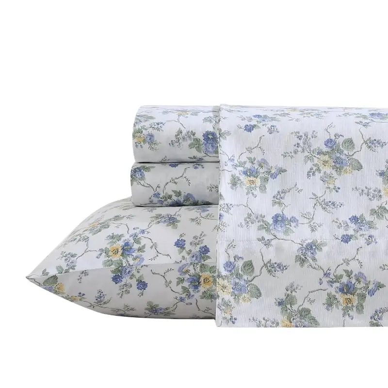 Laura Ashley Le Fleur 375 Thread Count Sheet Set