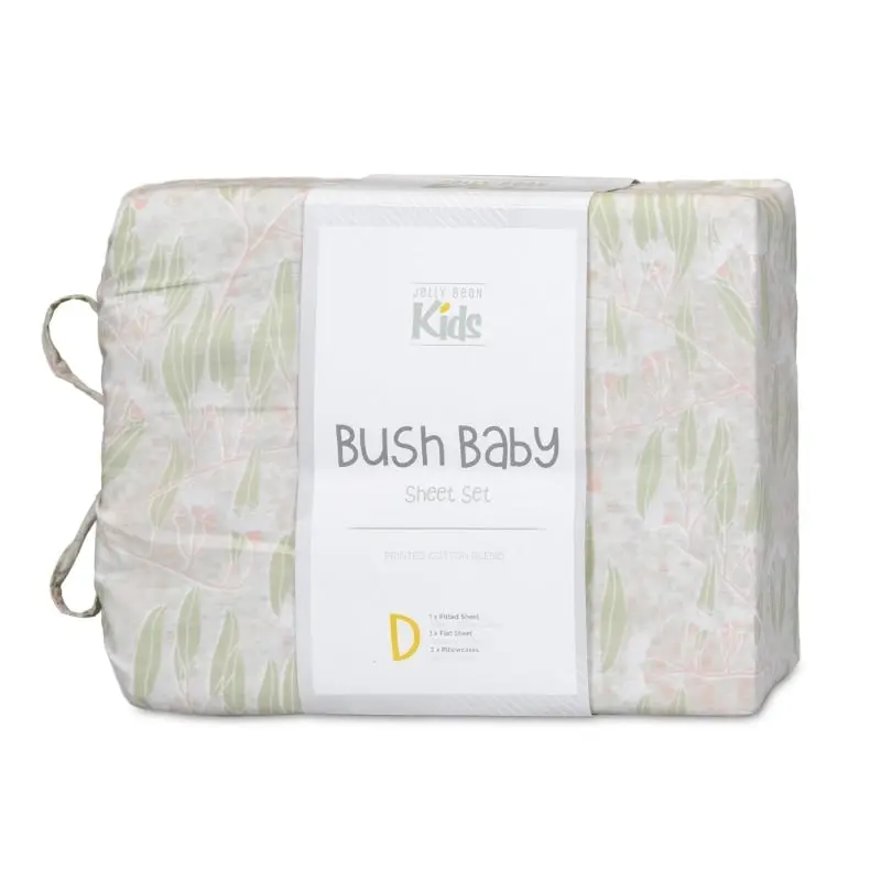 Jelly Bean Kids Bush Baby Eucalyptus Sheet Set