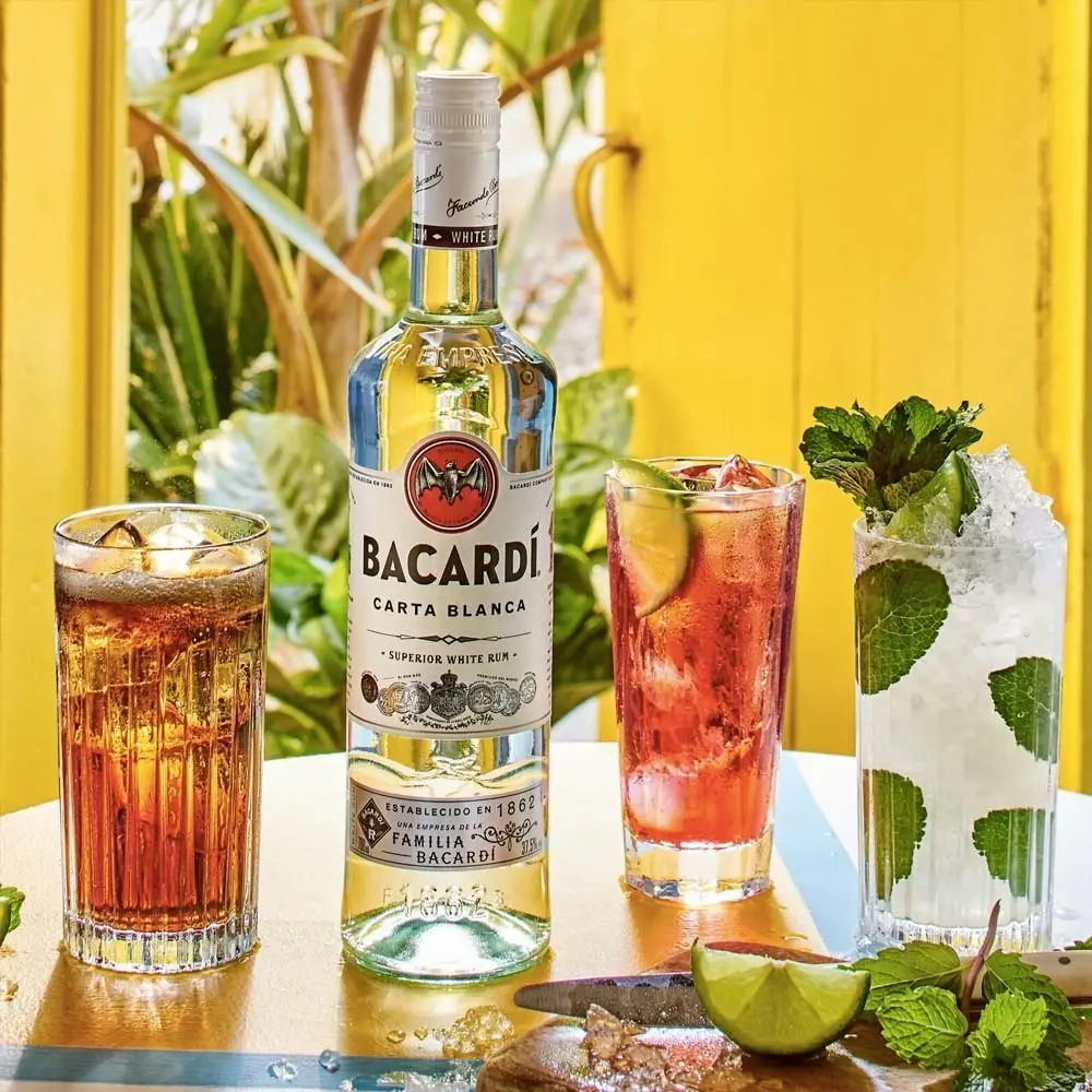 Bacardi Carta Blanca White Rum (700mL)