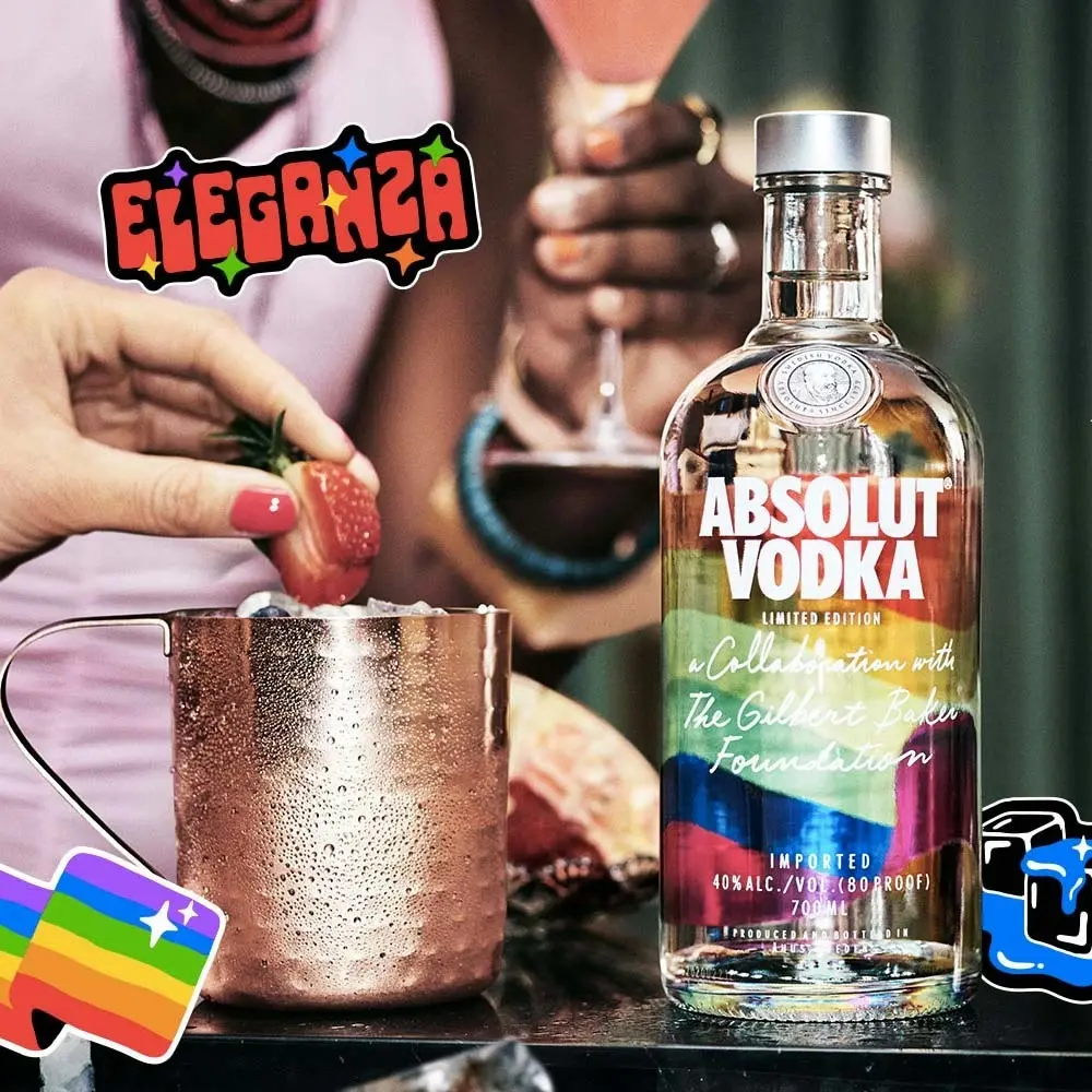 Absolut Vodka Rainbow (700mL)