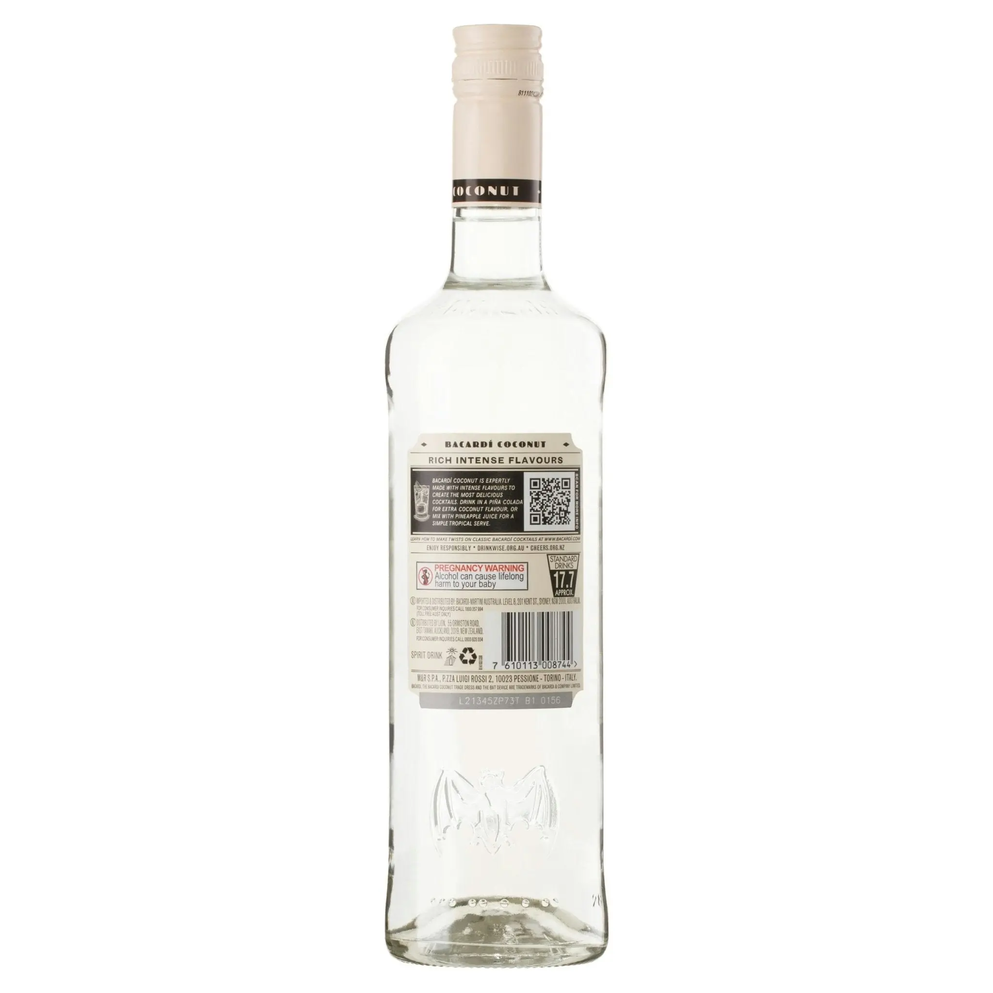 Bacardi Coconut Rum (700mL)