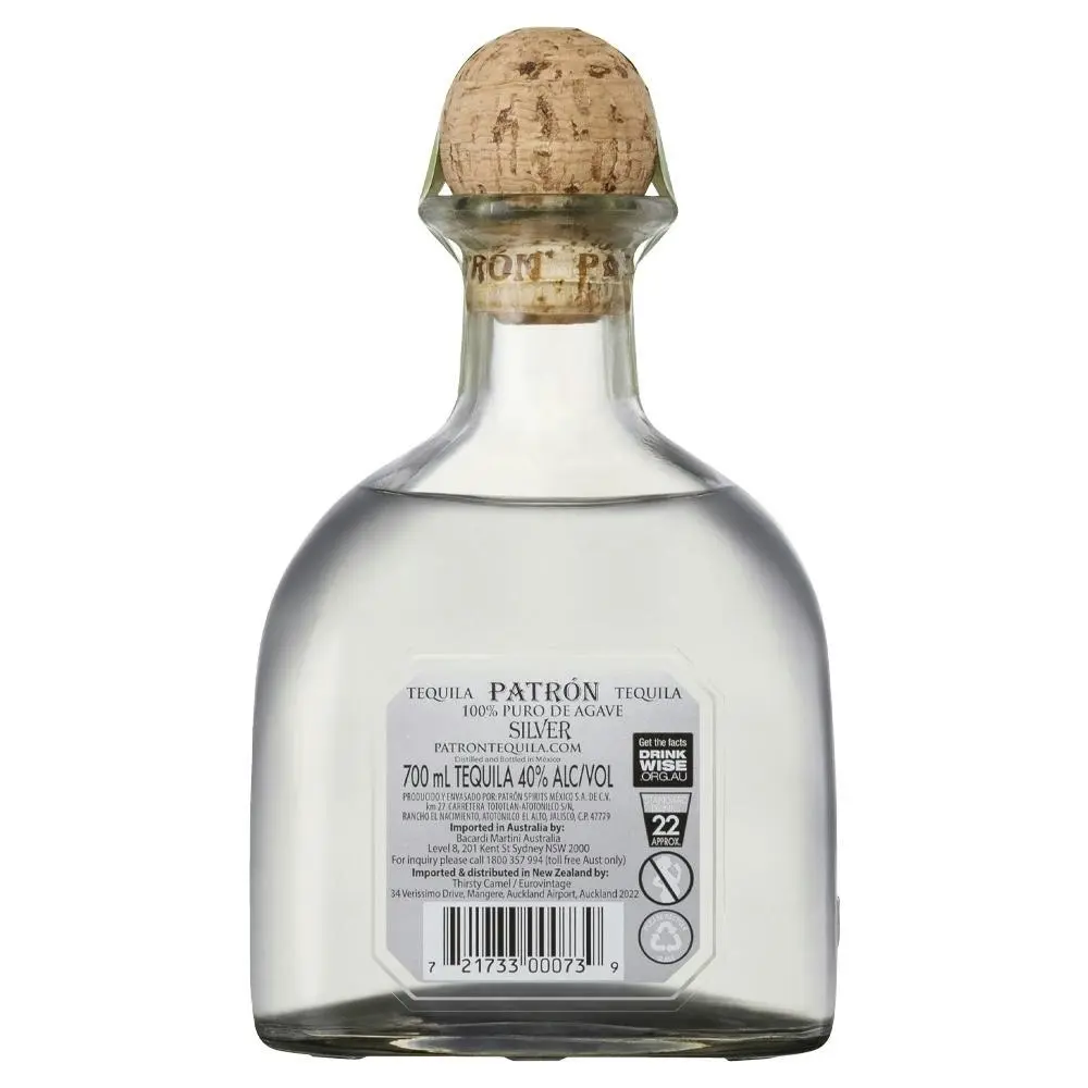 Patrón Silver Tequila (700mL)