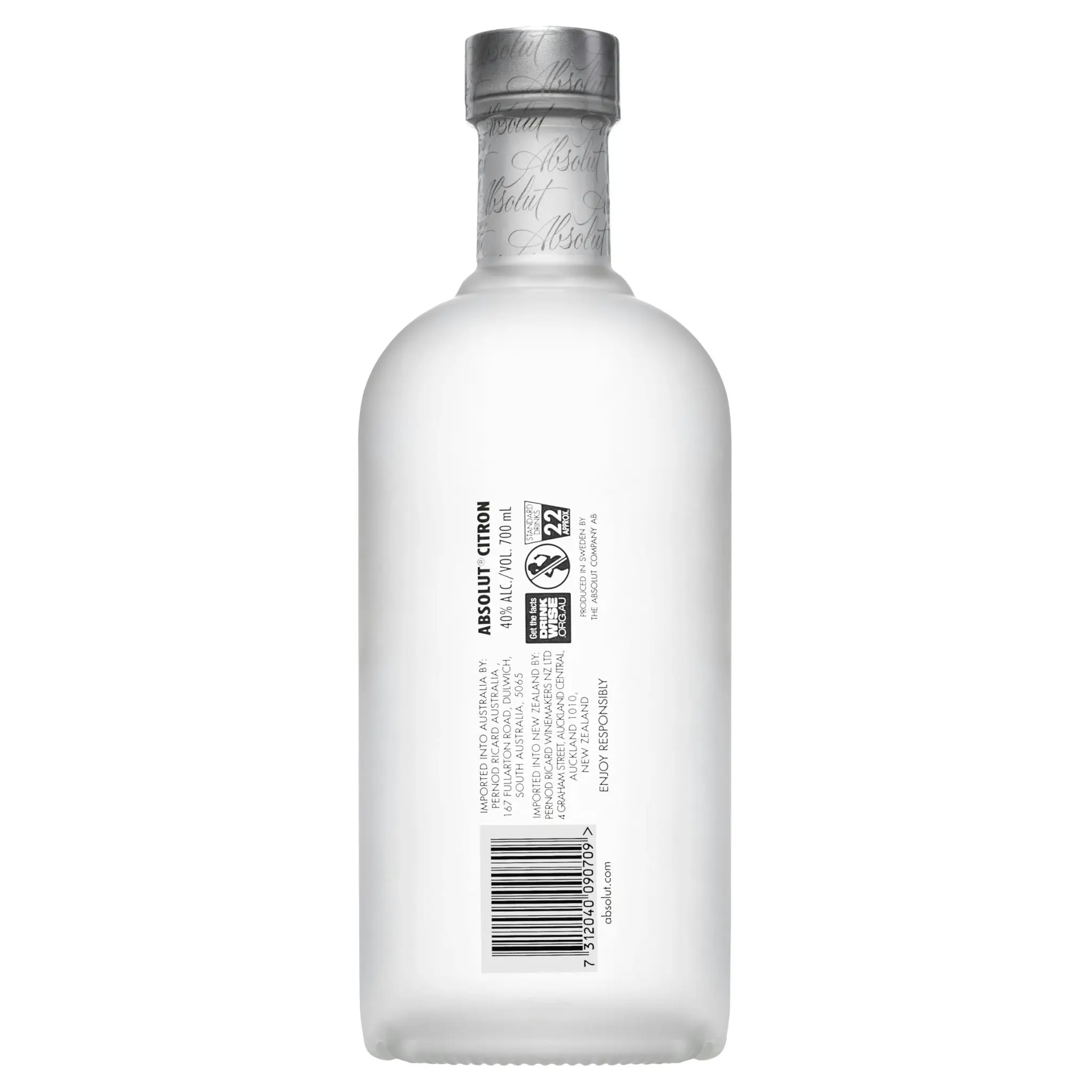 Absolut Vodka Citron (700mL)