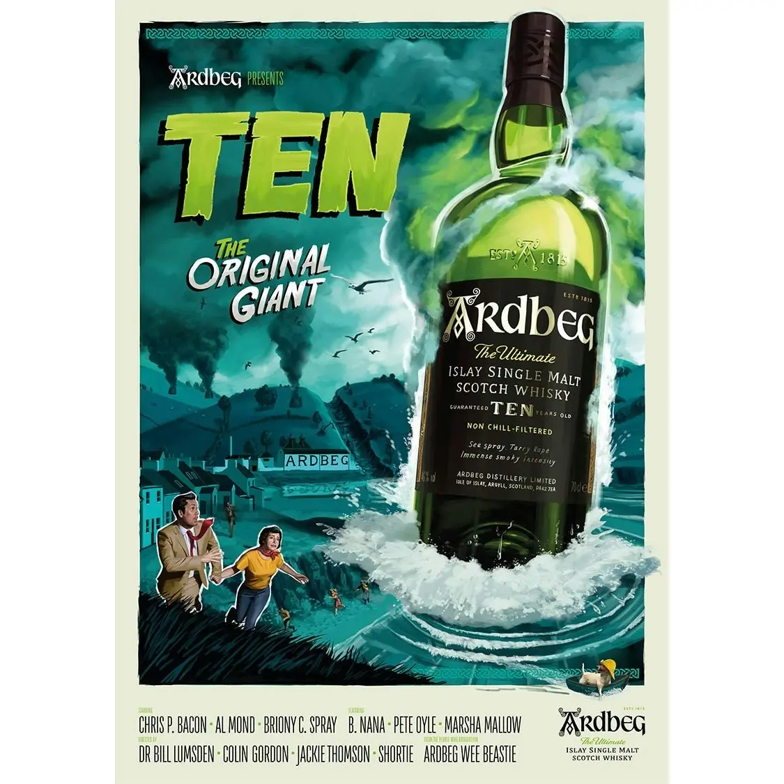 Ardbeg 10 Year Old Single Malt Scotch Whisky (700mL)