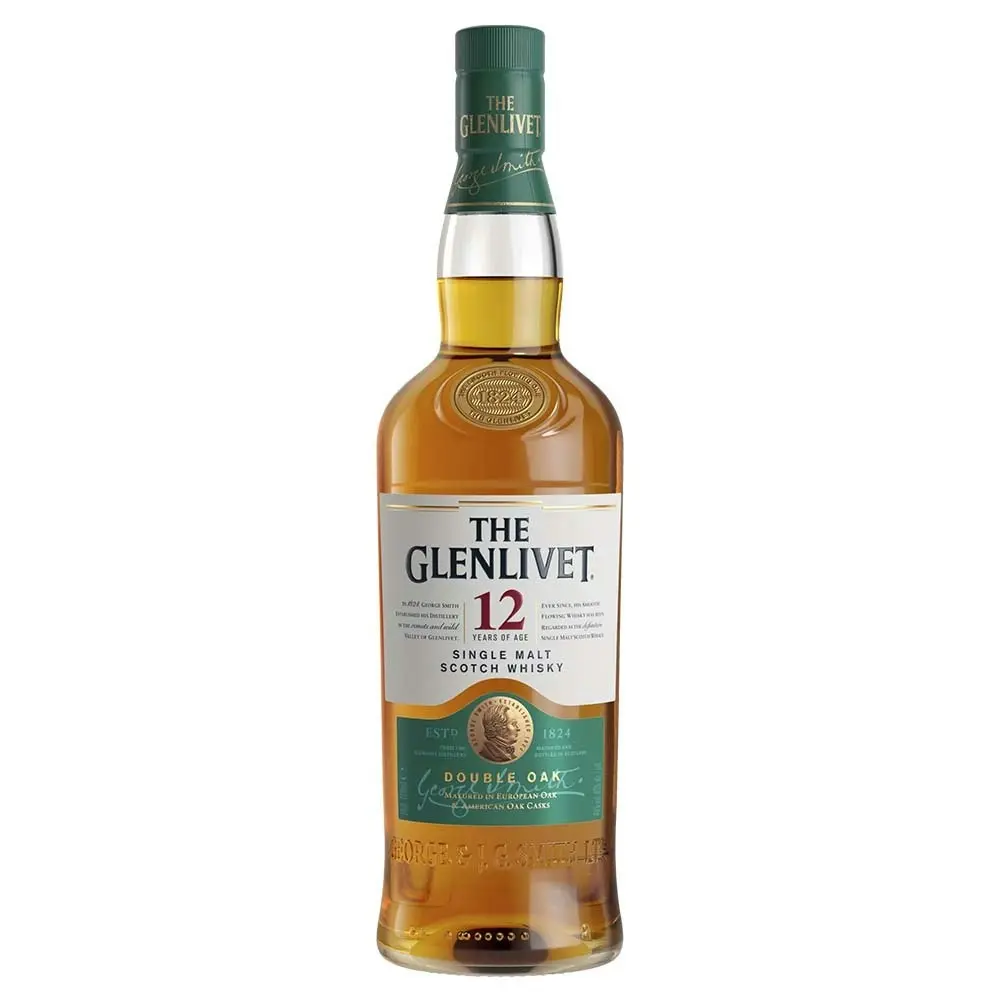 The Glenlivet 12 Year Old Single Malt Scotch Whisky (700mL)