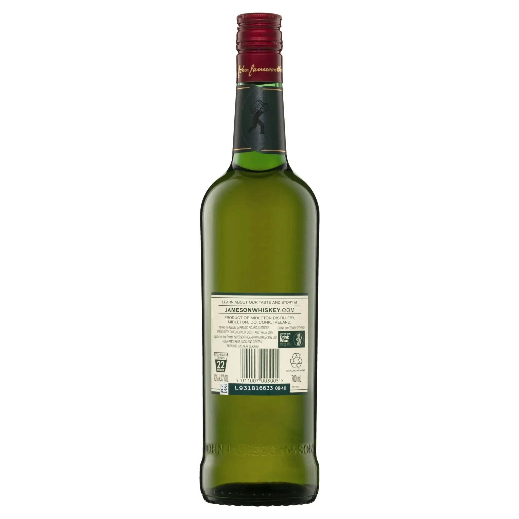 Jameson Original Irish Whiskey (700mL)