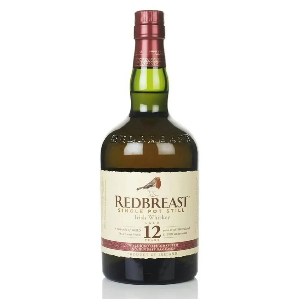 Redbreast Single Pot Still Irish Whiskey Aged 12 Years (700mL)