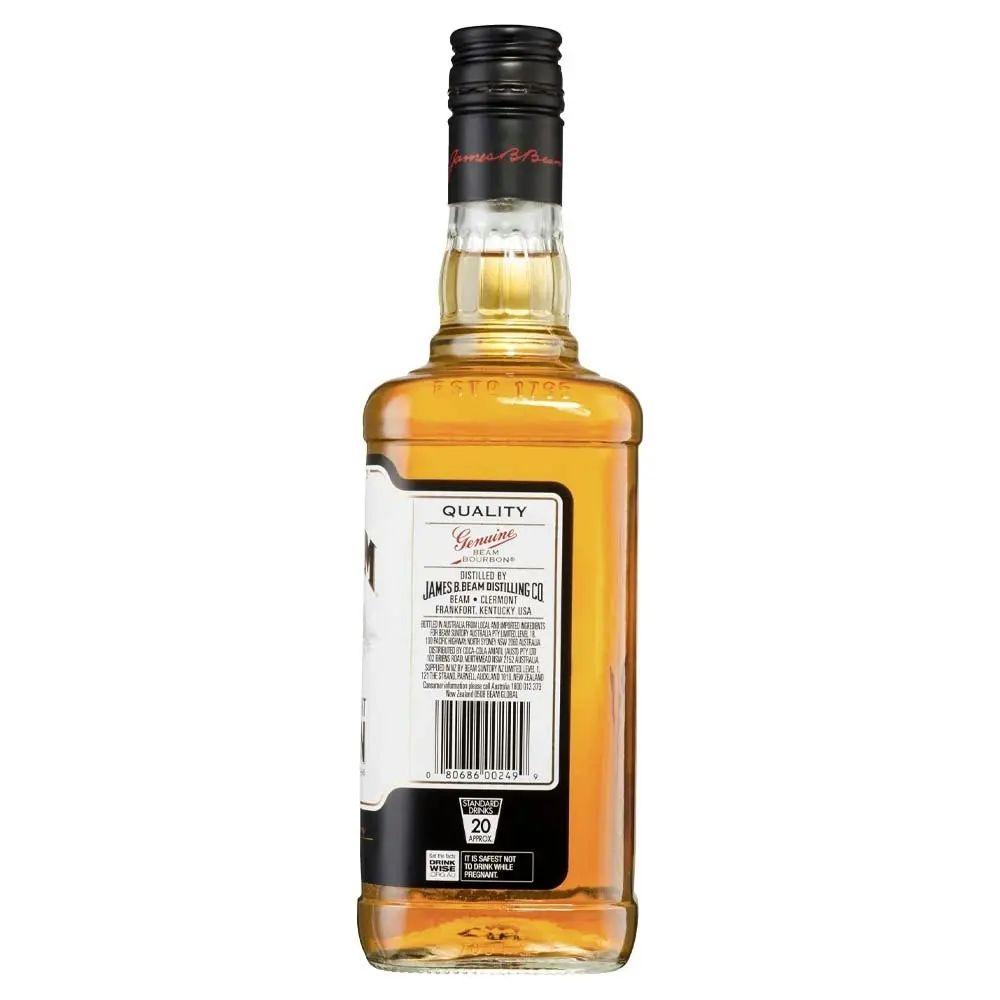 Jim Beam White Label Kentucky Straight Bourbon (700mL)