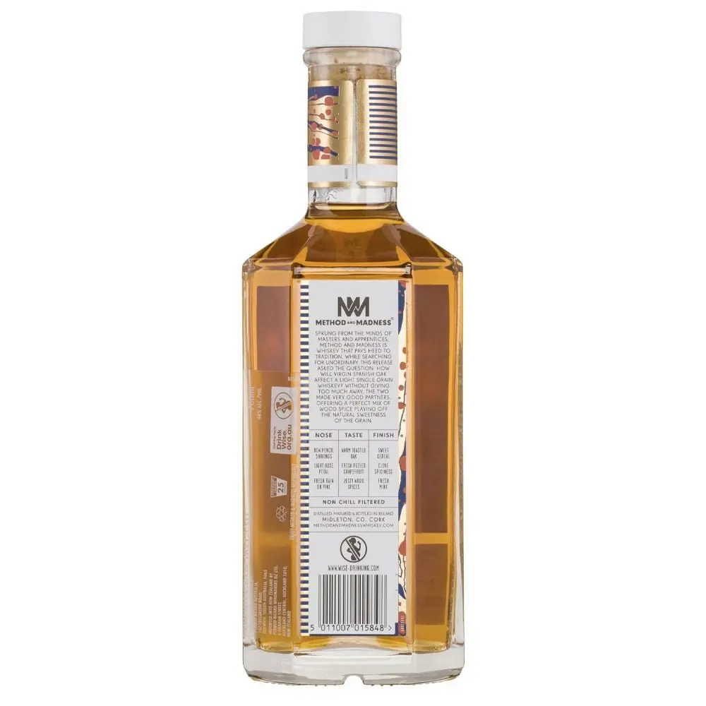 Method and Madness Single Grain Irish Whiskey (700mL)