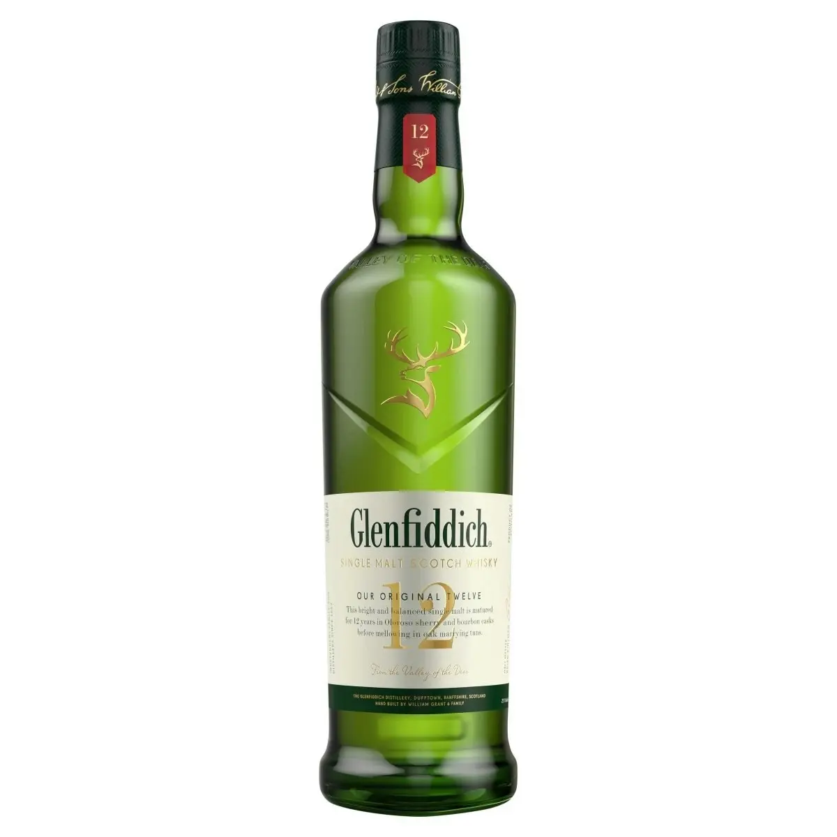 Glenfiddich 12YO Single Malt Scotch Whisky (700mL)