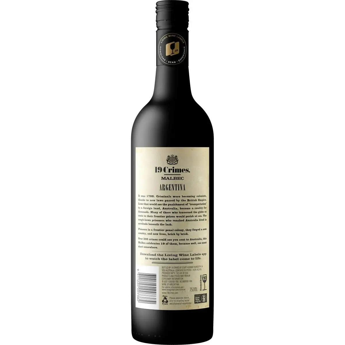 19 Crimes Argentinian Malbec (750mL)