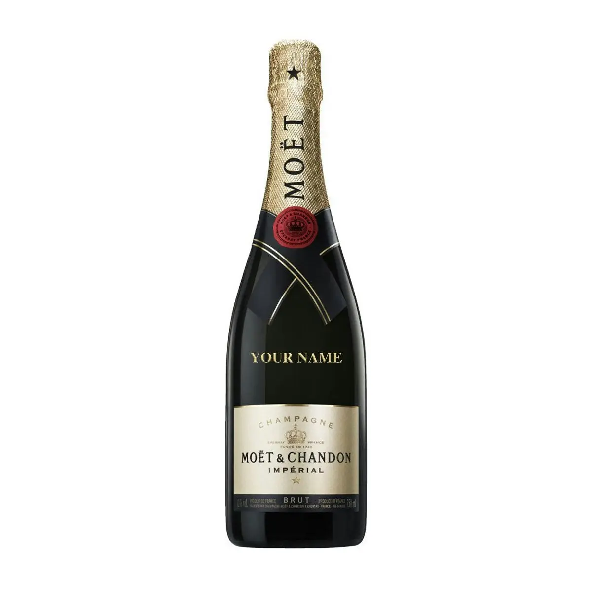 Personalised Moët & Chandon Brut Champagne (750mL)