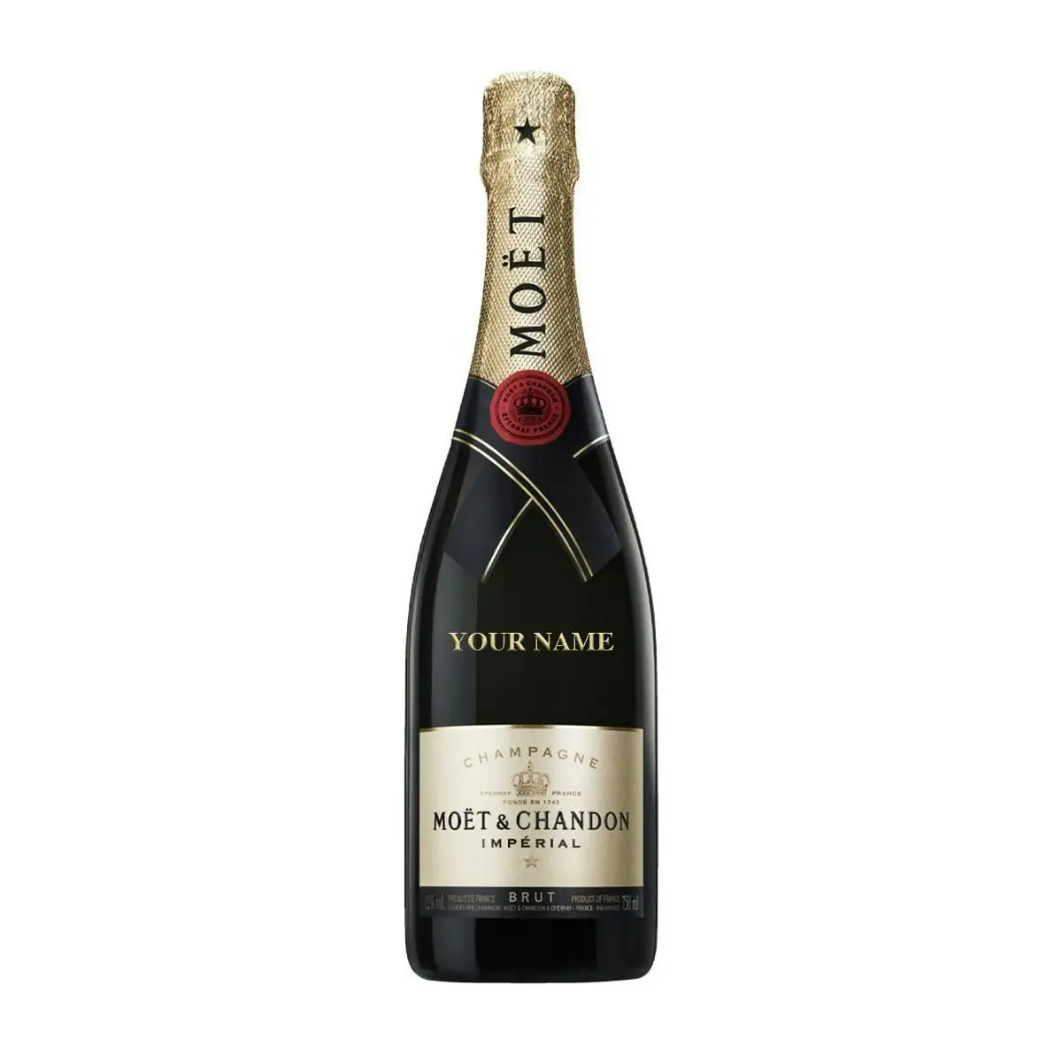 Personalised Moët & Chandon Brut Champagne (750mL)