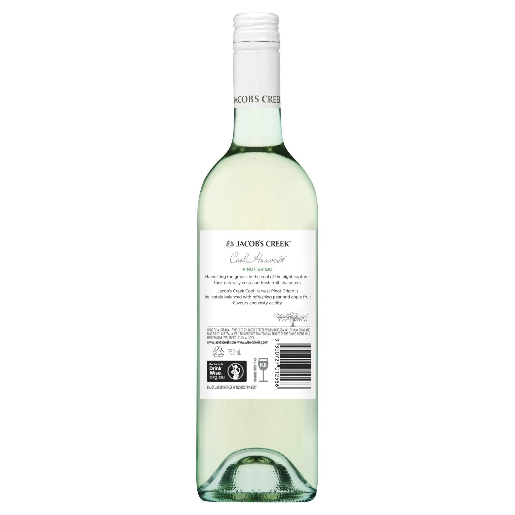 Jacob's Creek Cool Harvest Pinot Grigio (750mL)