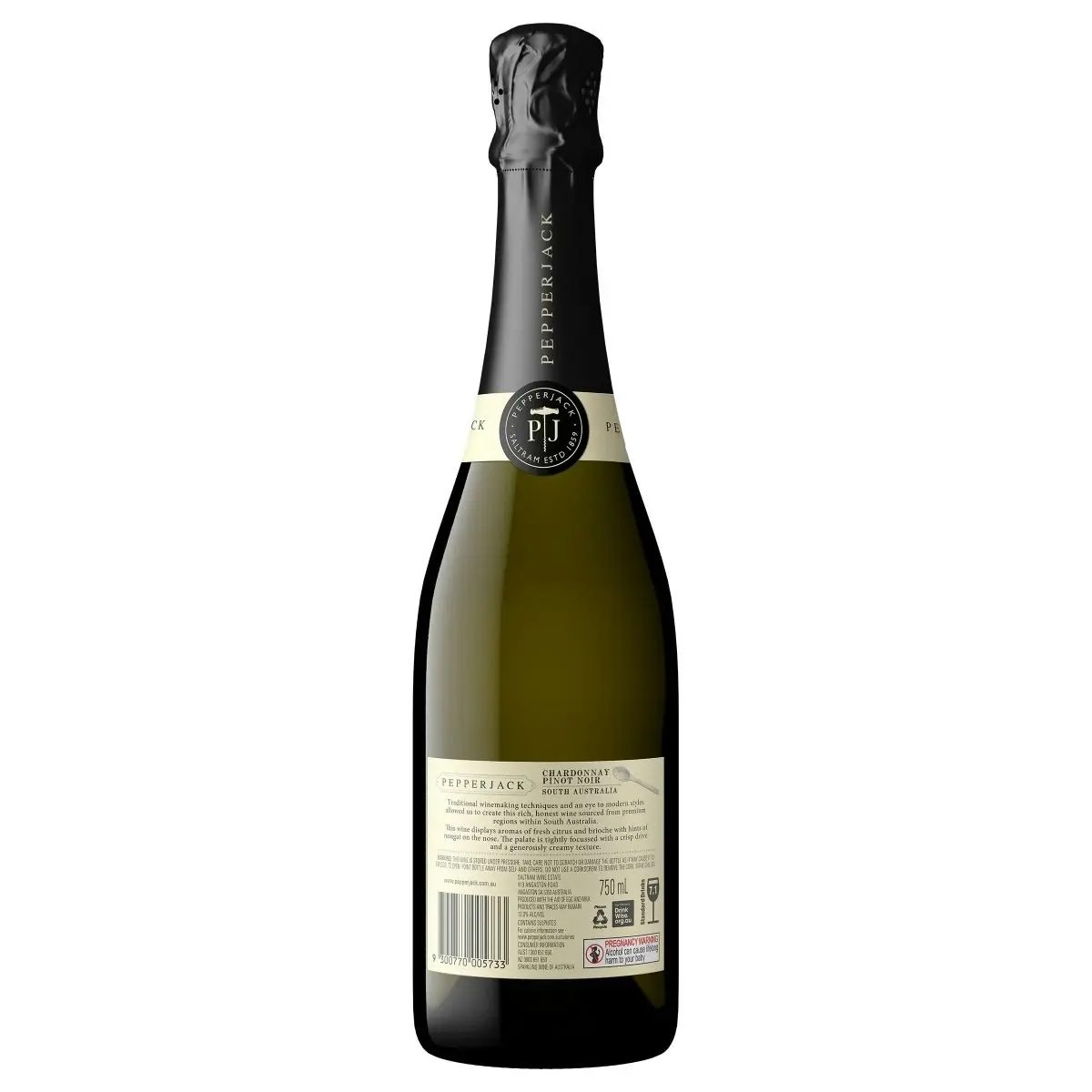 Pepperjack Sparkling Chardonnay Pinot Noir (750mL)