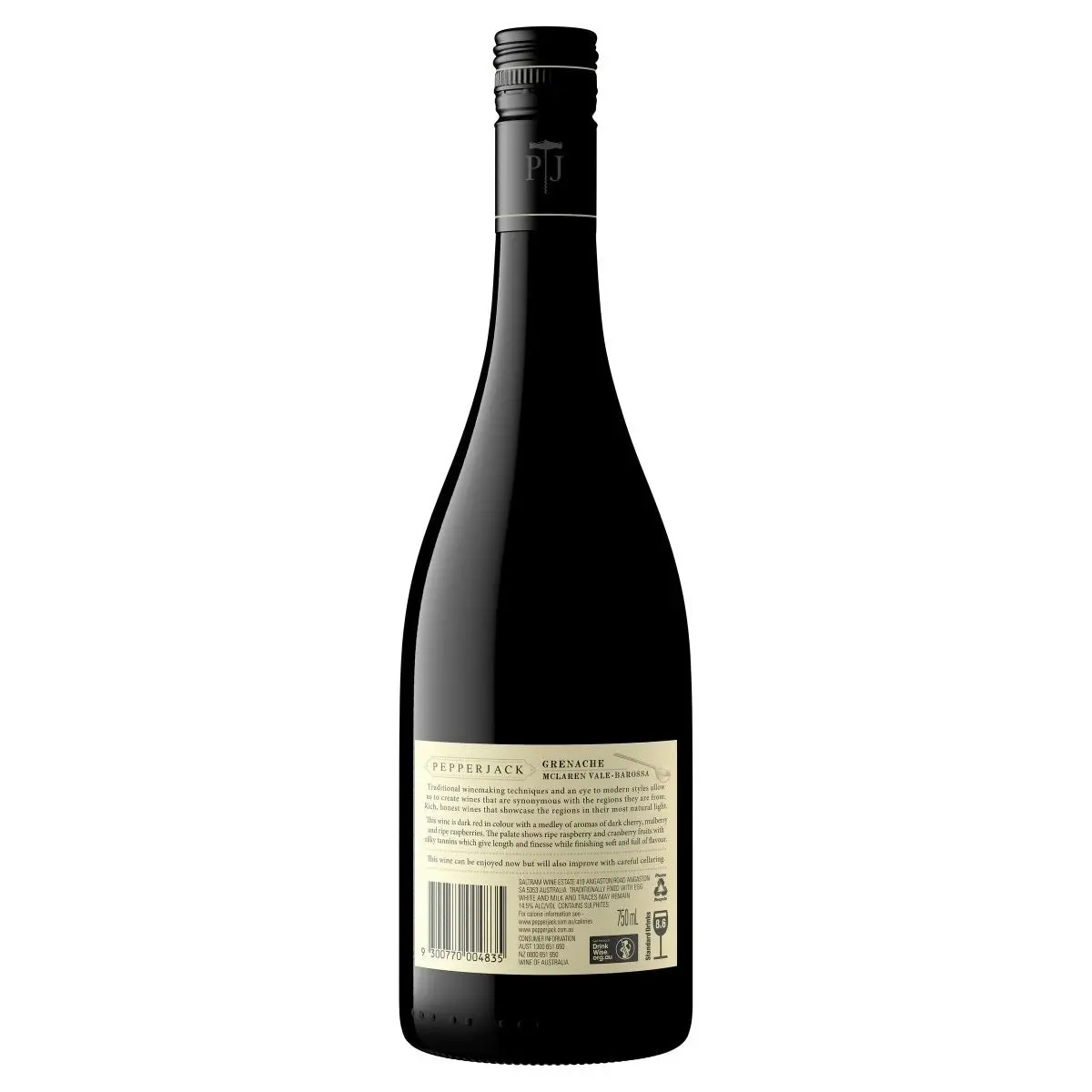 Pepperjack McLaren Vale Barossa Grenache (750mL)