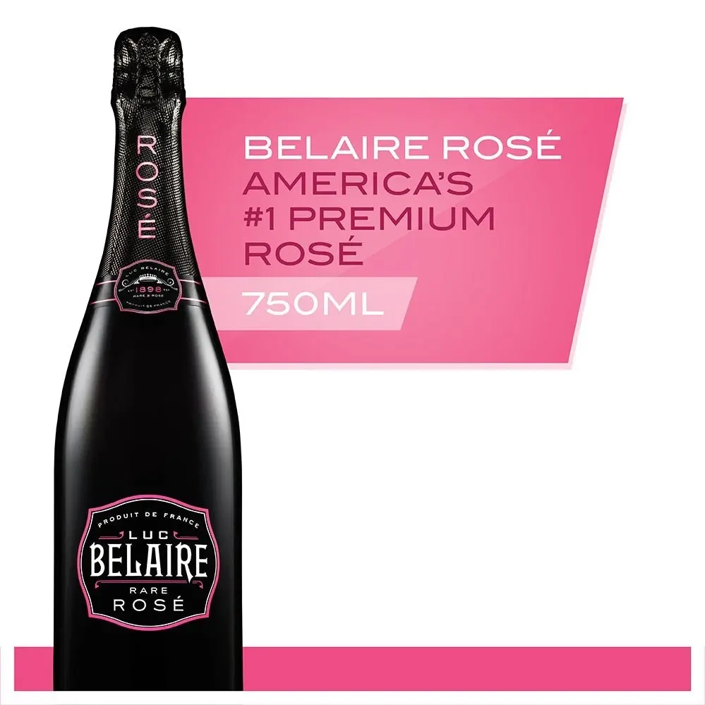 Luc Belaire Rare Rosé (750mL) French Sparkling Wine