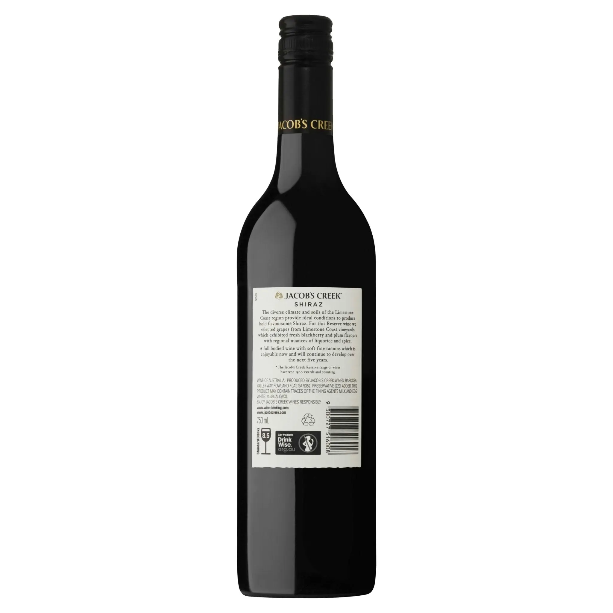 Jacob's Creek Reserve Shiraz South Australia (750mL)