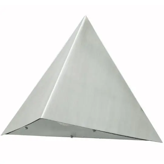 PYRAMID - Stainless Steel - Exterior Wall Light CLEARANCE OVER 50% OFF