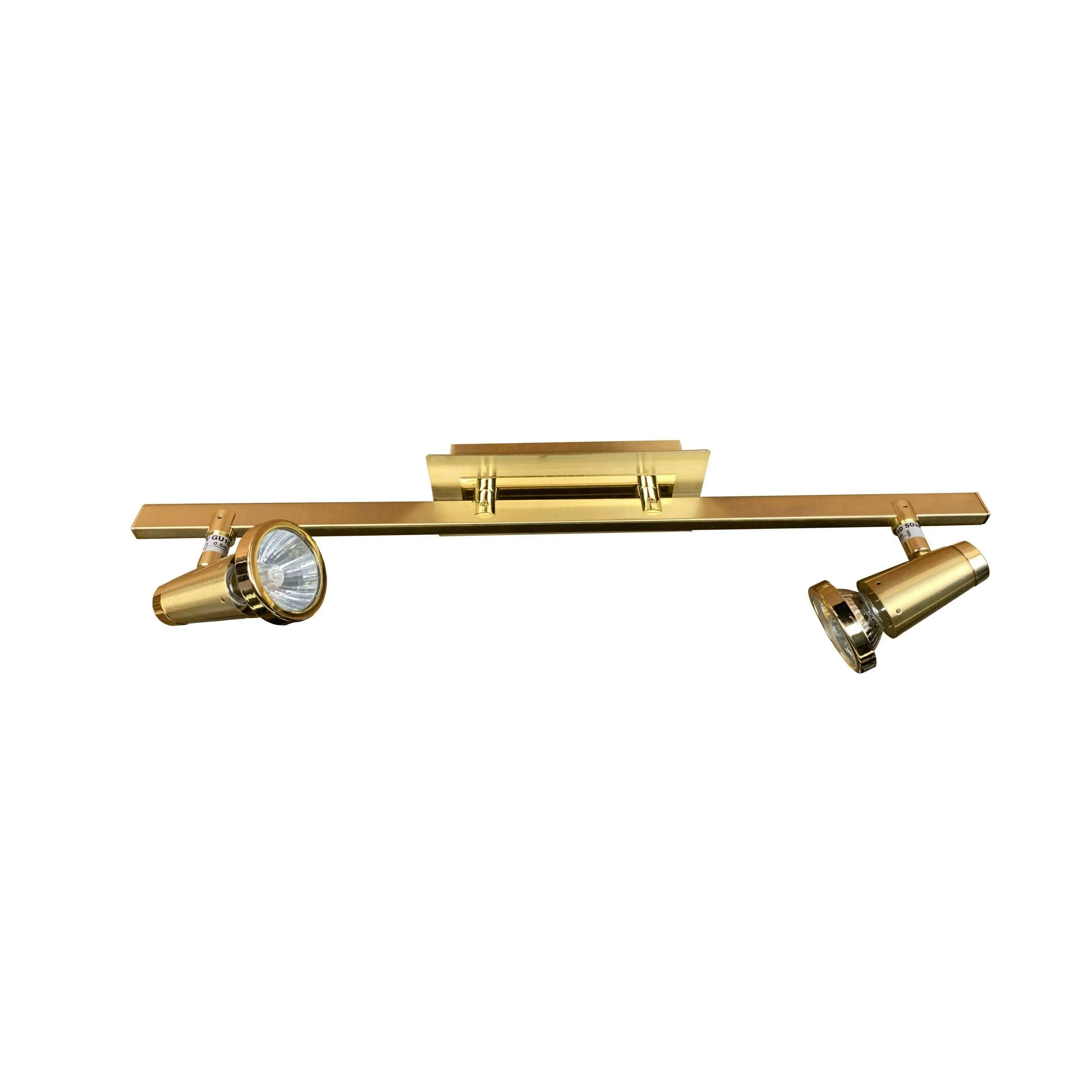 SEPIA 2 Light Satin Brass Bar Spotlight